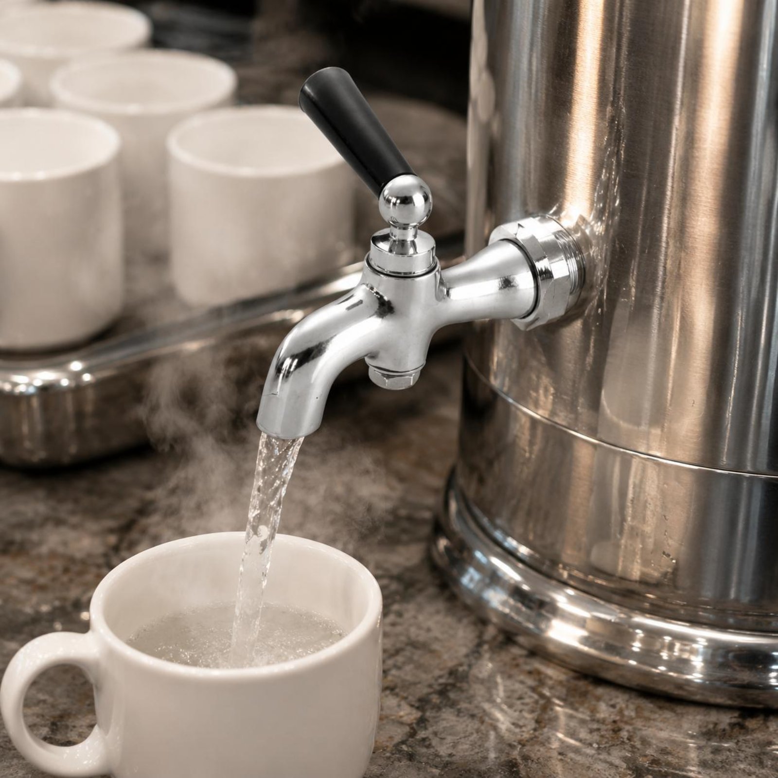 Commercial Kitchen Boiler - Elektrischer Wasserhahn mit Heißwasserfunktion, langlebiger Heißwasserspender,