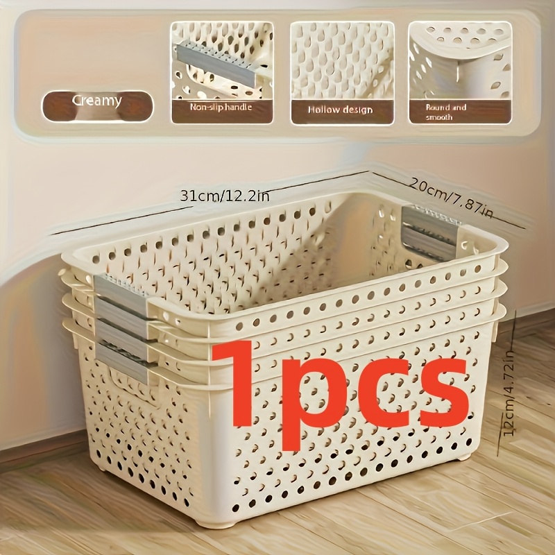 Commercial Kitchen Utensil Organizer - Großvolumige Kunststoff-Aufbewahrungsbox mit offenem Gitterdesign und