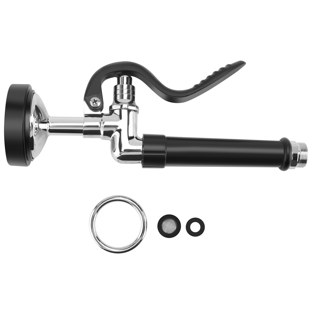 Commercial Kitchen Utensils - Vorspülsprüher für gewerbliche Küchenarmaturen, verchromt (schwarz)