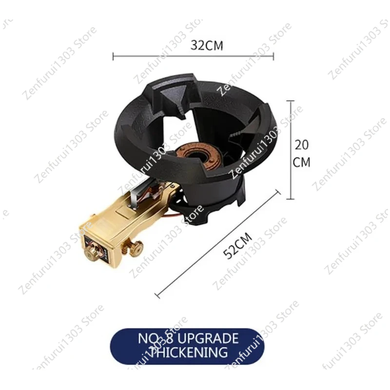 Commercial Kitchen Boiler - Gewerblicher Hochleistungs-Gasherd Einzelner Gasherd Wok-Brenner Energiesparender