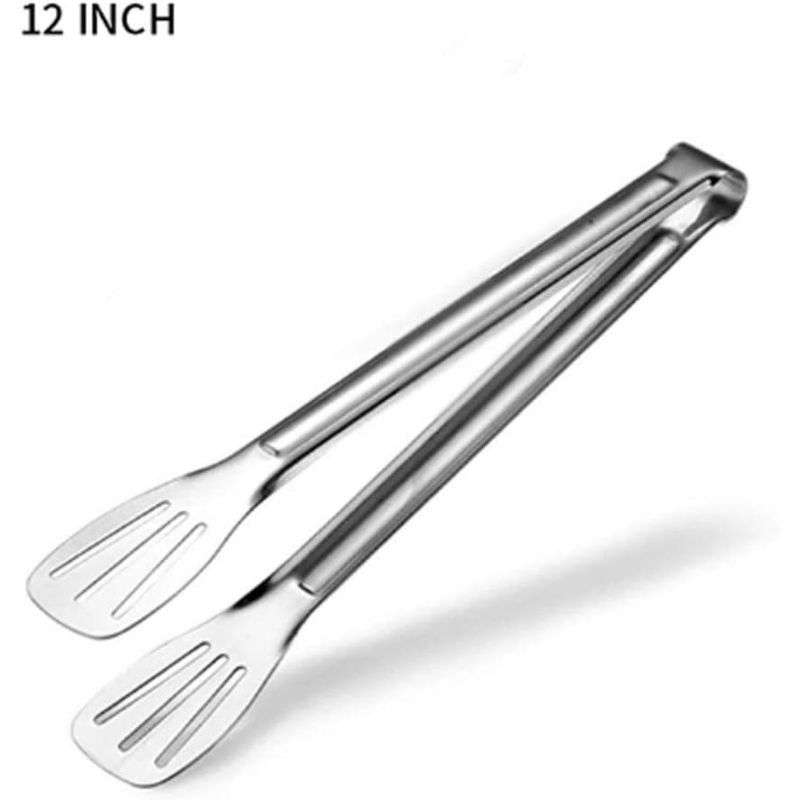 Commercial Kitchen Cooking - Edelstahl-Lebensmittelzange Küchenutensilien Buffet-Kochwerkzeuge Hitzebeständig Gebäck Grill