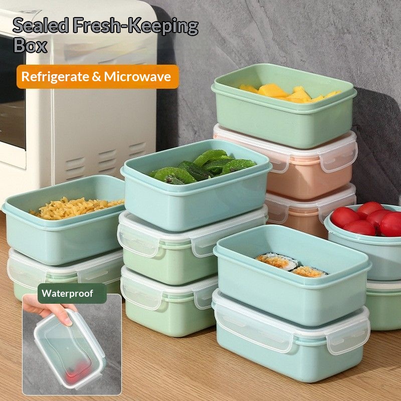 Commercial Kitchen Utensil Organizer - Luftdichte Lebensmittelbehälter BPA-frei Stapelbare Auslaufsichere Lunchbox