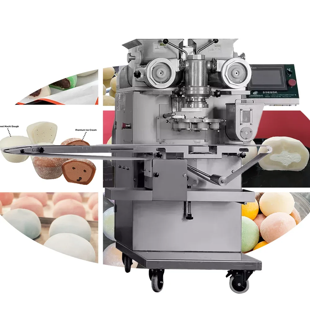 Ice Cream Mochi Maker - 【2026】Neue Multifunktionale Automatische Reis-Daifuku-Maschine mit Doppelfüllung