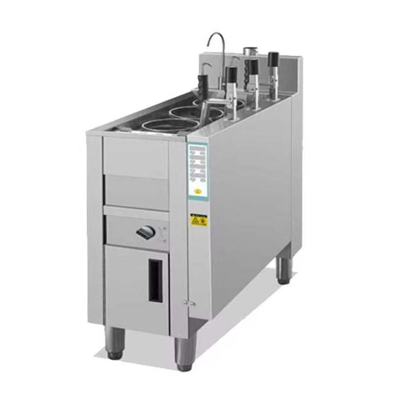 Commercial Kitchen Boiler - Gewerblicher 3-Topf-Elektro-Nudelkocher mit automatischer Hebefunktion –