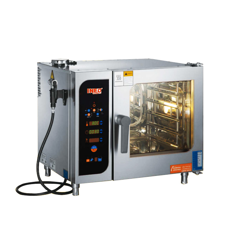 Commercial Kitchen Boiler - Gewerbliche Küchenausrüstung 6-Fach Kombi-Backofen 18kW Touchscreen-Steuerung