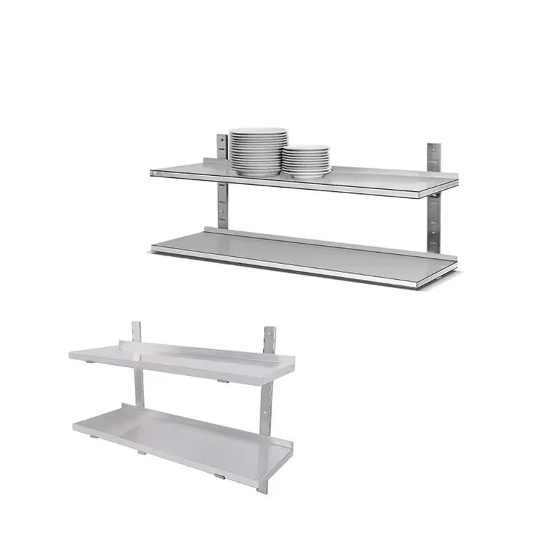 Maßgefertigtes 304 Edelstahl K – Wall Shelf Commercial Kitchen Bewertung und Preis