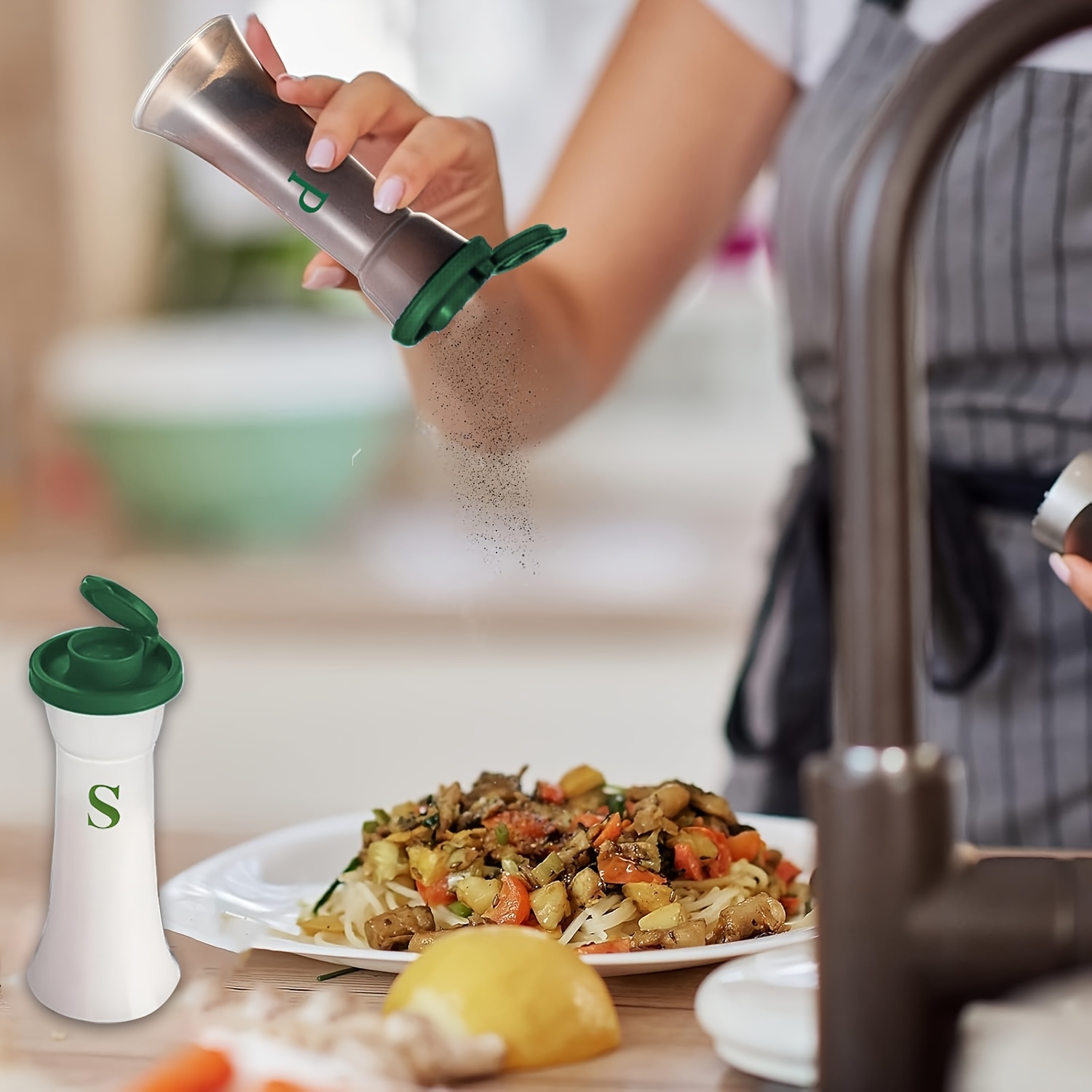 2-teiliges großes Salz- und Pf – Commercial Kitchen Utensils Bewertung und Preis