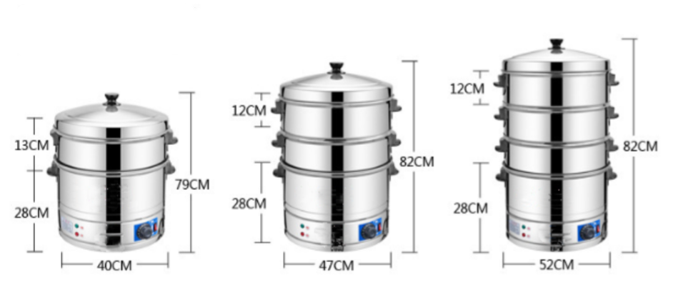 Gewerblicher 35cm 40cm 47cm Ed – Commercial Kitchen Boiler Bewertung und Preis