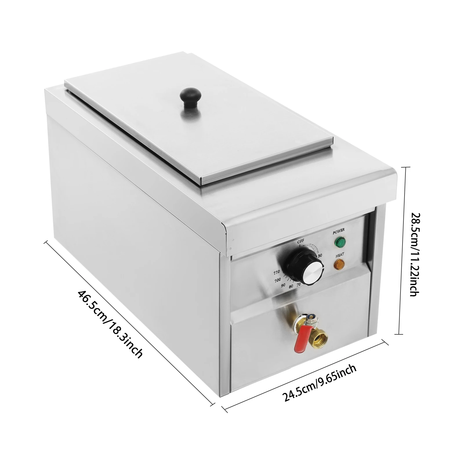 Gewerblicher 2-Pfannen-Elektro – Commercial Kitchen Boiler Bewertung und Preis