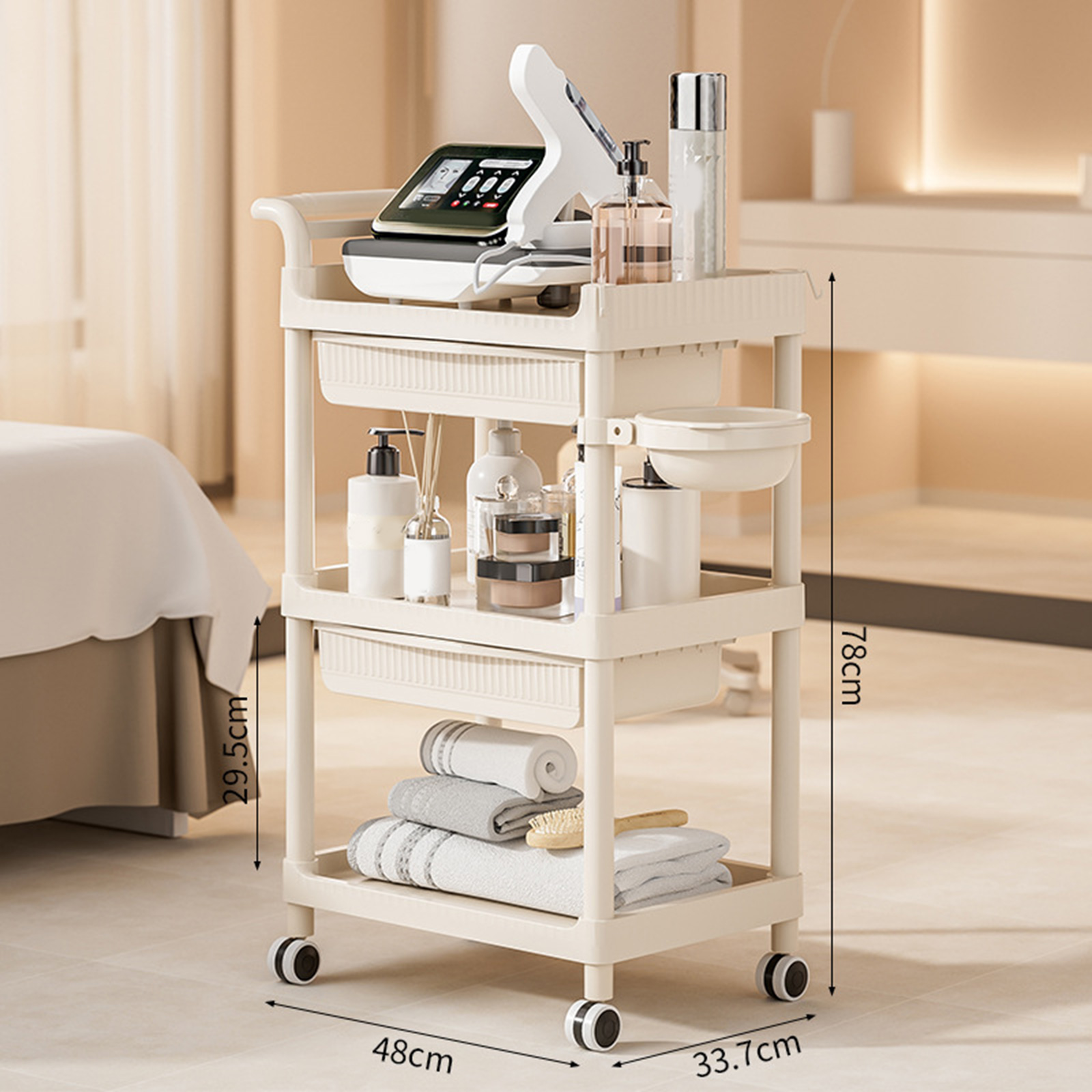 3-stufiger Trolley für Schönhe – Commercial Kitchen Management Bewertung und Preis
