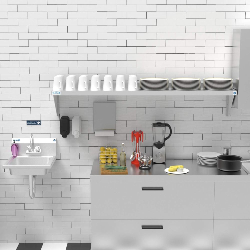 Industrielle 12x60 Edelstahl-W – Wall Shelf Commercial Kitchen Bewertung und Preis