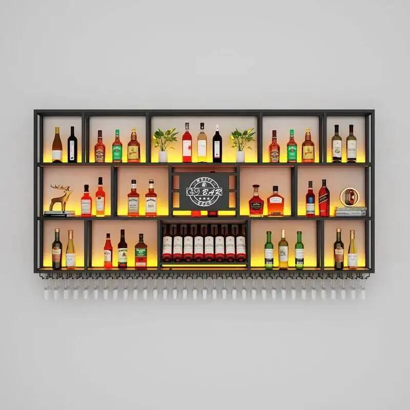 Küche montiert Wand Weinschrän – Wall Shelf Commercial Kitchen Bewertung und Preis