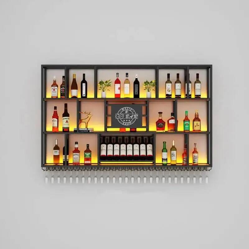 Küche montiert Wand Weinschrän – Wall Shelf Commercial Kitchen Bewertung und Preis