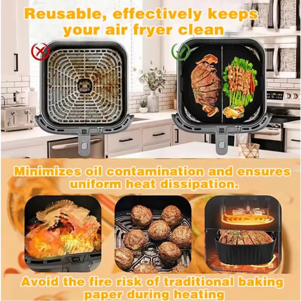 Silikon-Luftfritteusenform, Öl – Commercial Kitchen Cooking Bewertung und Preis