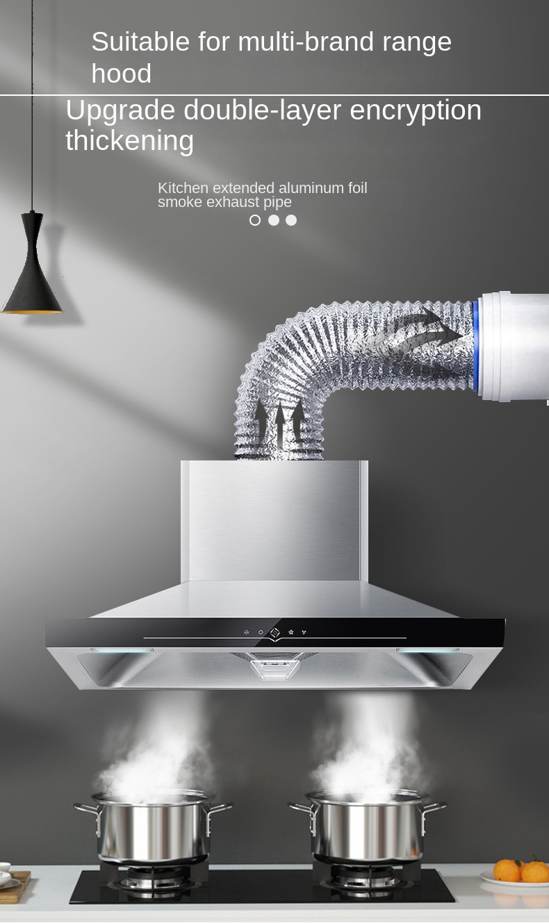 ∅ 125mm Aluminium folie Belüft – Commercial Kitchen Exhaust Fan Bewertung und Preis