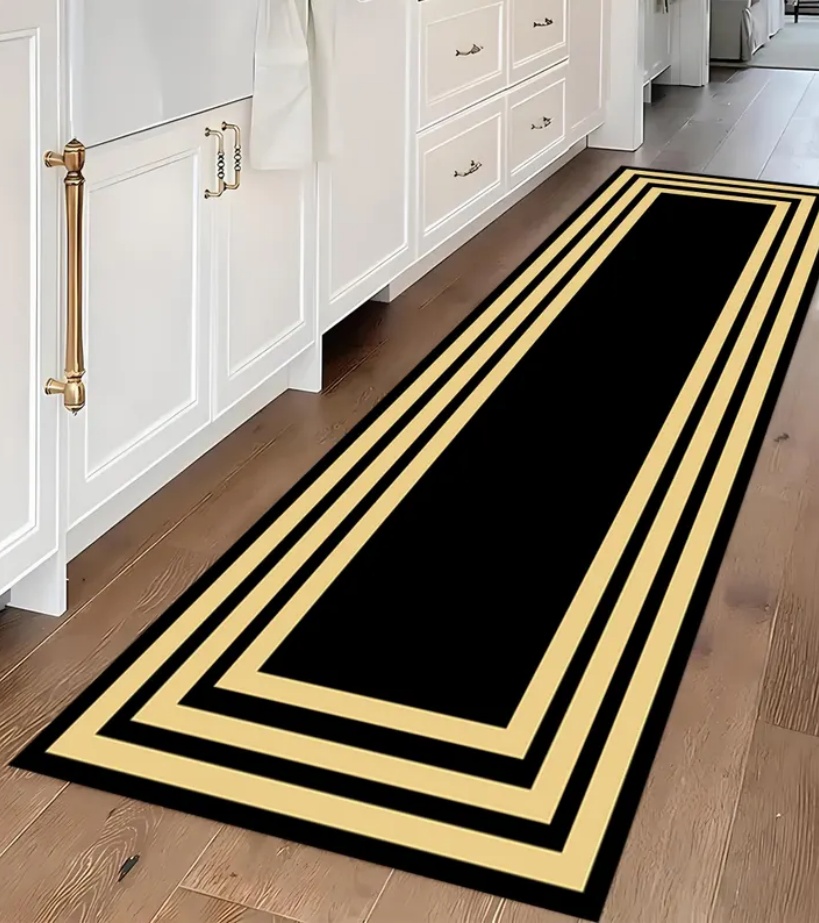 Luxuriöser Schwarz-Goldener Gr – Commercial Kitchen Non Slip Flooring Bewertung und Preis