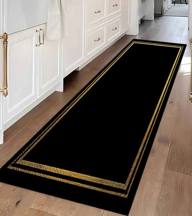 Luxuriöser Schwarz-Goldener Gr – Commercial Kitchen Non Slip Flooring Bewertung und Preis