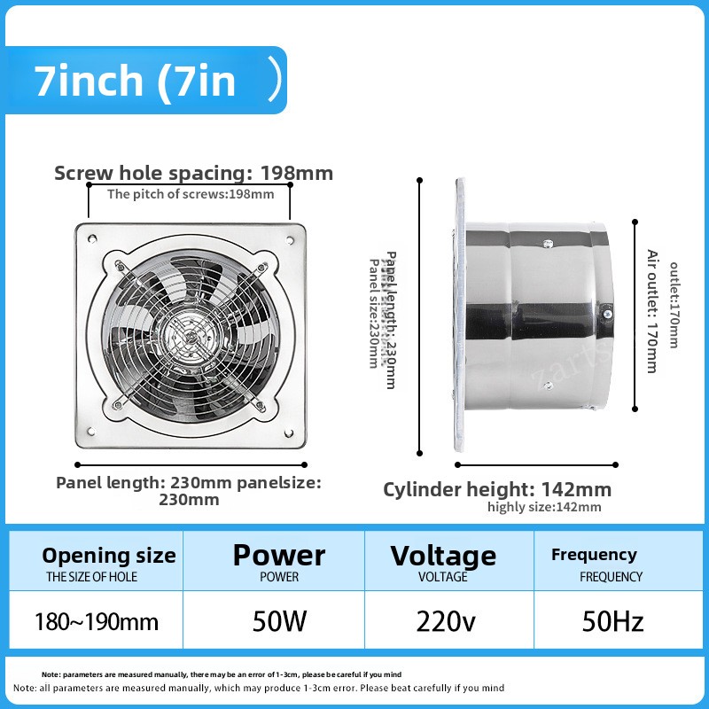 6''7''8'' Edelstahl Küche Vent – Commercial Kitchen Exhaust Fan Bewertung und Preis