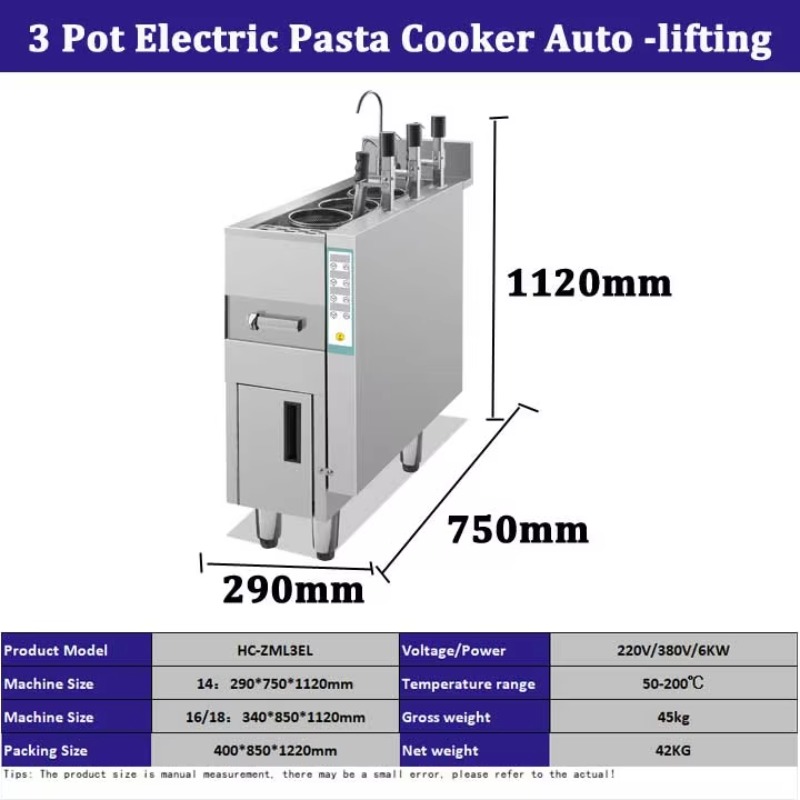 Gewerblicher 3-Topf-Elektro-Nu – Commercial Kitchen Boiler Bewertung und Preis