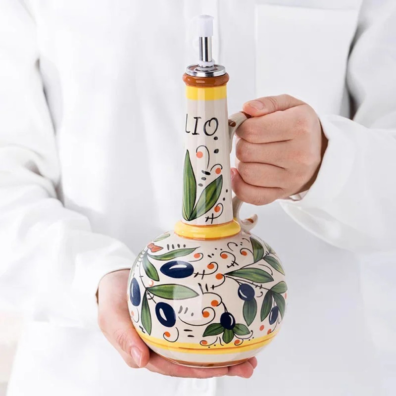 Keramik-Ölflasche Sojasoßenfla – Commercial Kitchen Cooking Bewertung und Preis