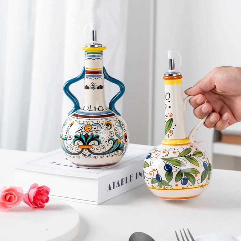 Keramik-Ölflasche Sojasoßenfla – Commercial Kitchen Cooking Bewertung und Preis